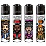 Set van 4 Clipper Aanstekers Men Haircuts