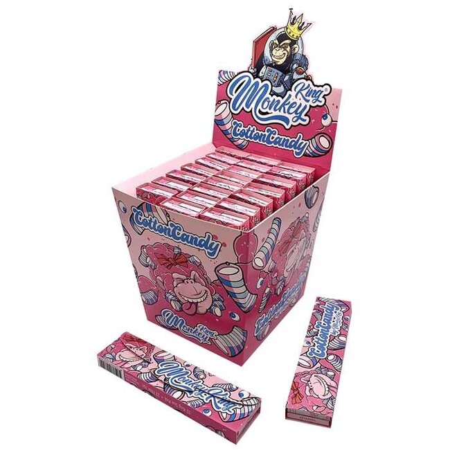 Monkey King Cotton Candy Kingsize Slim Rolling Paper & Tips