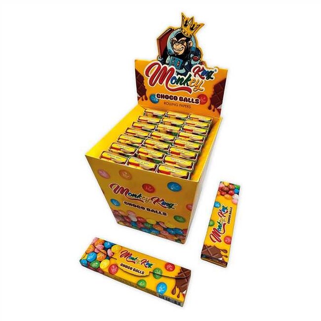 Monkey King Choco Balls Kingsize Slim Vloei & Tips