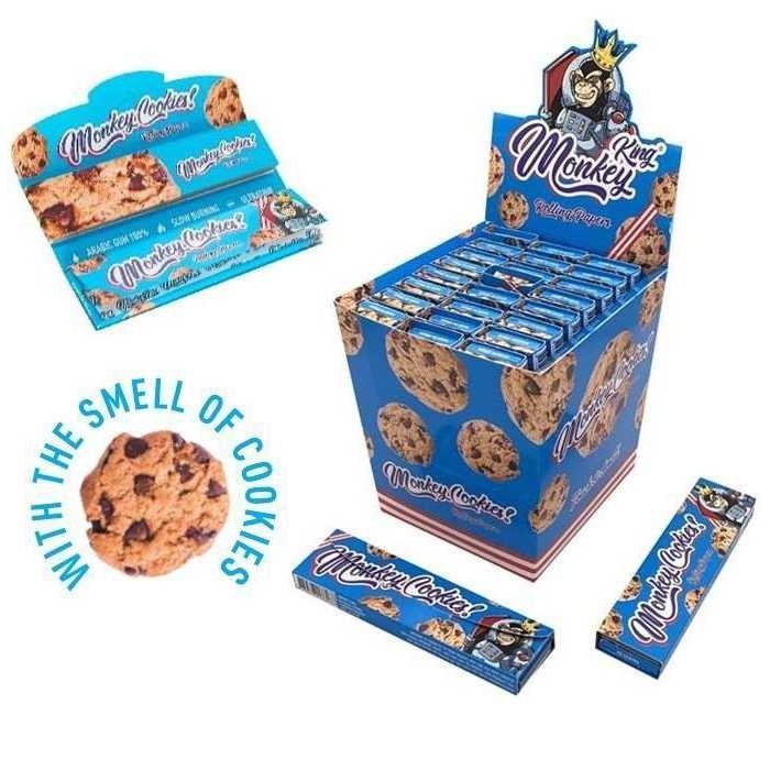 Monkey King Cookies Kingsize Slim Rolling Paper & Tips - Haddocks ...