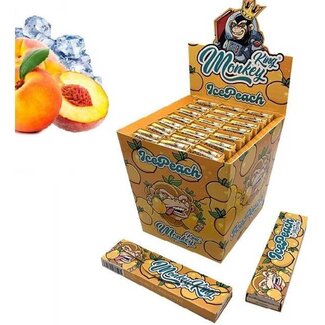 Monkey King Monkey King Ice Peach Kingsize Slim Rolling Paper & Tips