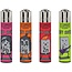 Set van 4 Clipper Aanstekers Heavy Metals