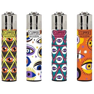 Clipper Set van 4 Clipper Aanstekers Look At Me