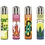 Set van 4 Clipper Aanstekers Weed Manners