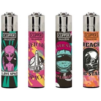 Clipper Set van 4 Clipper Aanstekers Spacing
