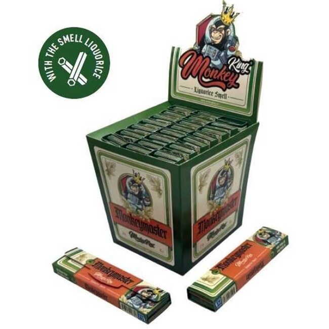 Monkey King Liquorice Kingsize Slim Rolling Paper & Tips