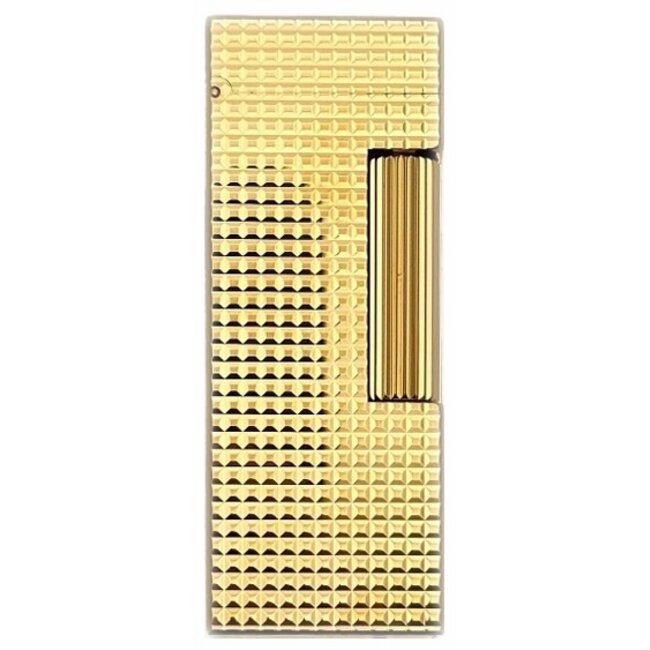 Lighter Dunhill Rollagas Hobnail Gold Plated