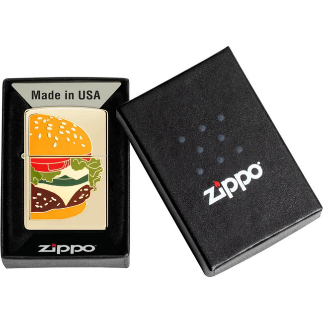 Aansteker Zippo Champagne Burger Emblem