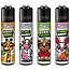 Set van 4 Clipper Aanstekers Stoned Animals 2