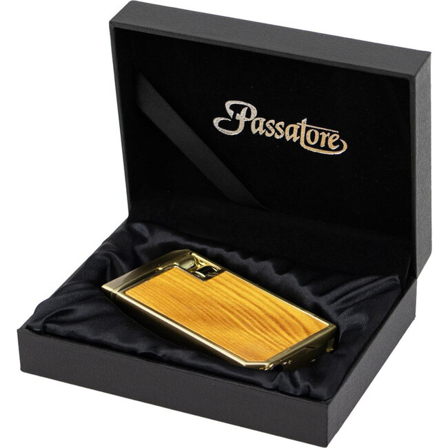 Lighter Passatore Sinclair Gold Wood Design