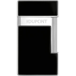 S.T. Dupont Aansteker S.T. Dupont Slimmy Black Lacquer Chrome S.T. Dupont Aansteker S.T. Dupont Slimmy Black Lacquer Chrome