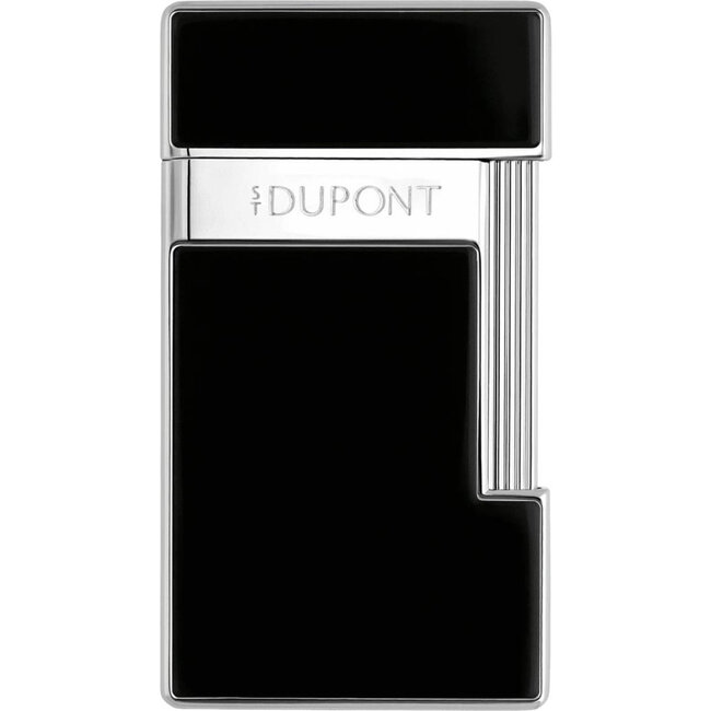 Aansteker S.T. Dupont Slimmy Black Lacquer Chrome