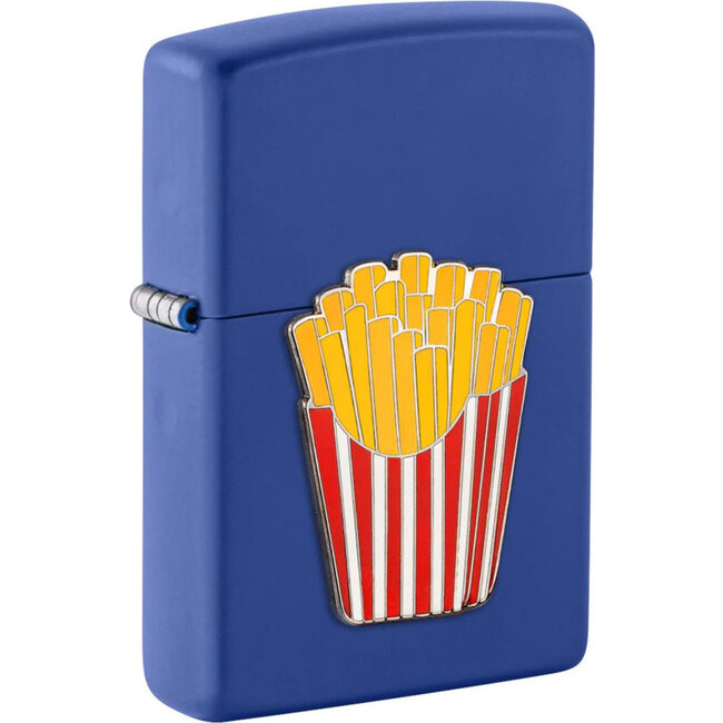 Aansteker Zippo Royal Blue French Fries Emblem