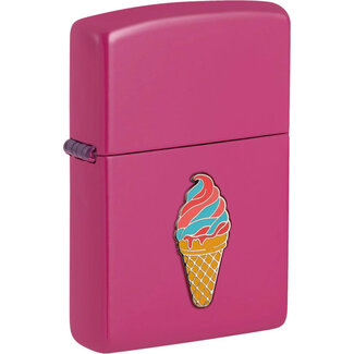 Zippo Aansteker Zippo Frequency Ice Cream Emblem