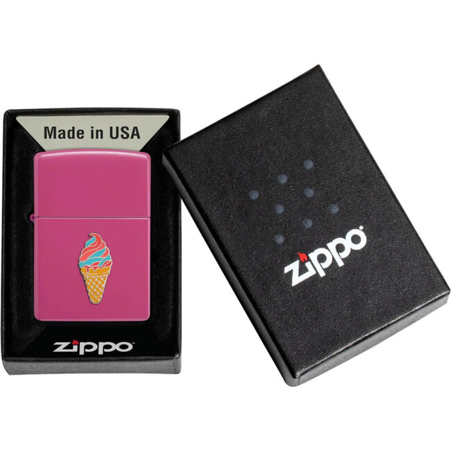 Aansteker Zippo Frequency Ice Cream Emblem