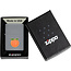 Aansteker Zippo Flat Grey Peach Emblem