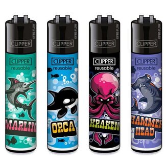 Clipper Set van 4 Clipper Aanstekers Ocean Life