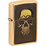 Lighter Zippo Embossed Skull Emblem