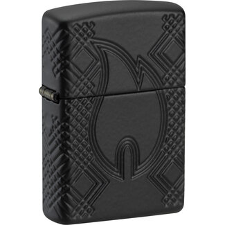Zippo Aansteker Zippo Armor Case Deep Carved Flame