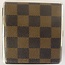 Cigarette Case Metal Squares Brown & Black