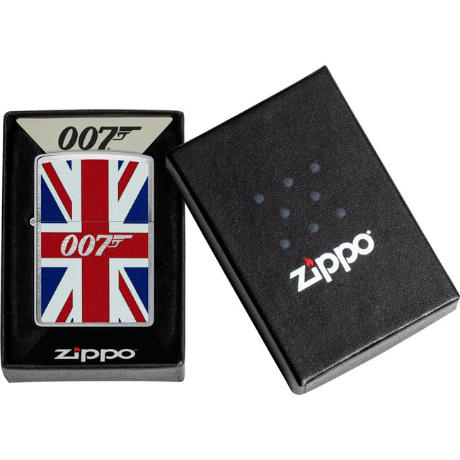 Aansteker Zippo James Bond 007 UK Flag