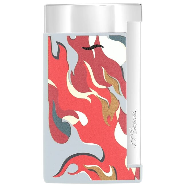 Aansteker S.T. Dupont Slim 7 Camo Red/Chrome