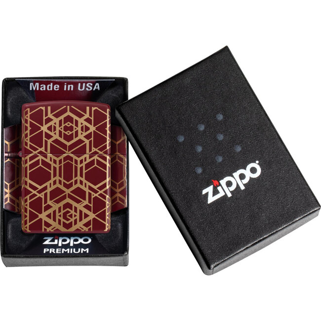 Aansteker Zippo Grid Pattern All Around