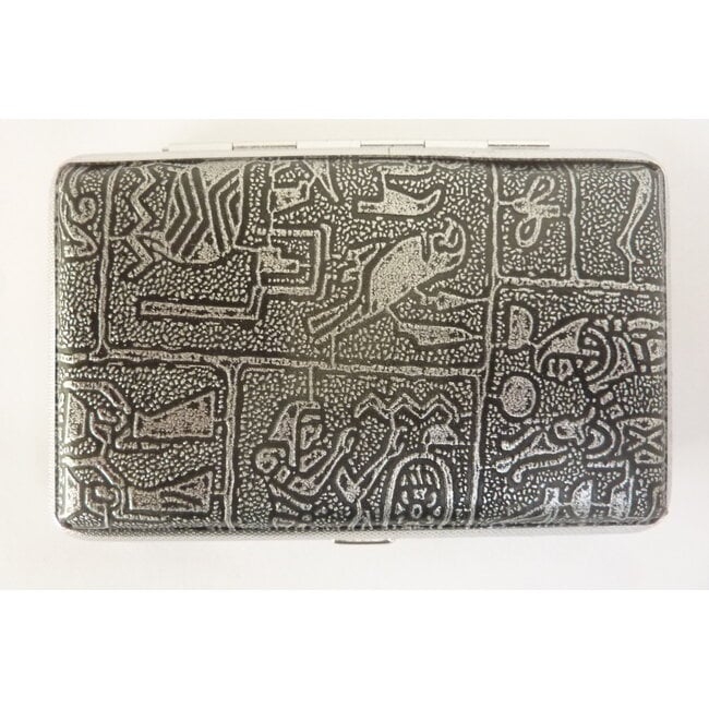 Sigarettenkoker Metal Canvas Inka Silver Small