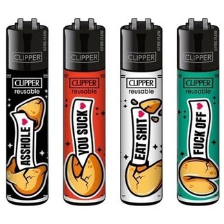 Clipper Set van 4 Clipper Aanstekers Fortune Cookies