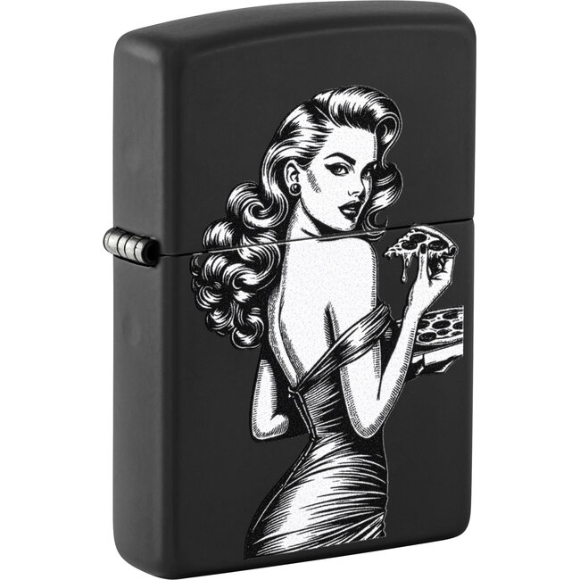 Aansteker Zippo Pinup with Pizza