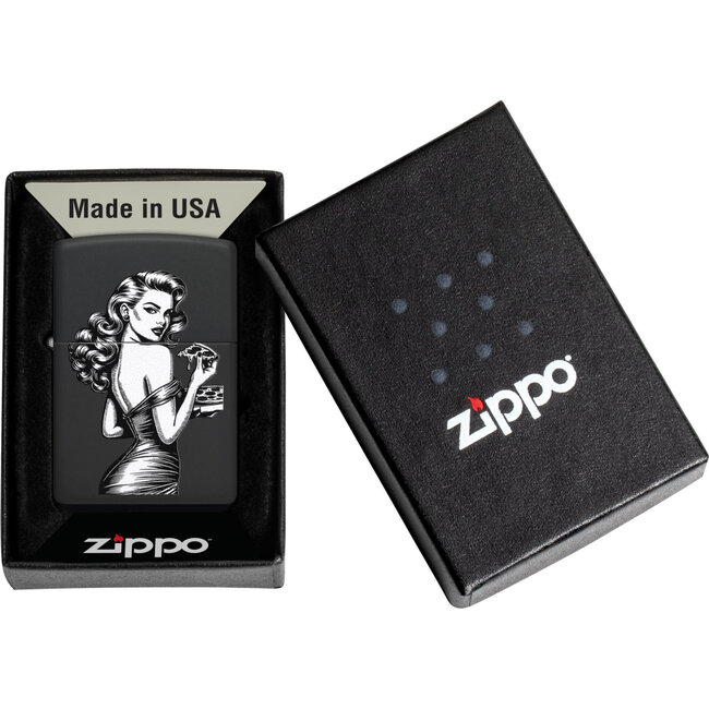 Aansteker Zippo Pinup with Pizza