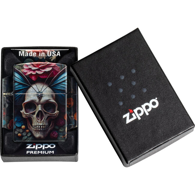 Aansteker Zippo Floral Skull