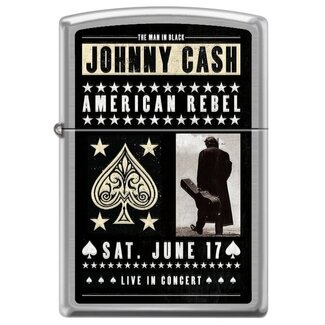 Zippo Aansteker Zippo Johnny Cash American Rebel Zippo Aansteker Zippo Johnny Cash American Rebel