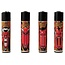 Set van 4 Clipper Aanstekers Demon Design
