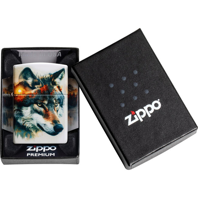 Aansteker Zippo Wolf and Mountain