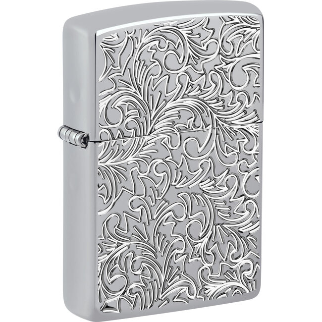 Aansteker Zippo Armor Case Deep Carved Pattern