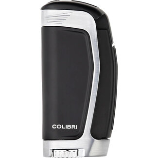 Colibri Lighter Colibri E3 Triple Jet Black and Chrome