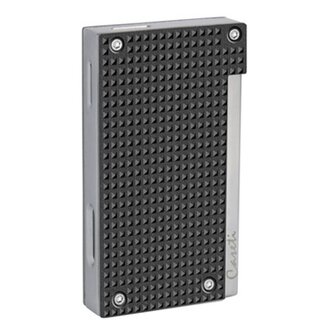 Caseti Aansteker Caseti Flat Flame Diamond Black Chrome