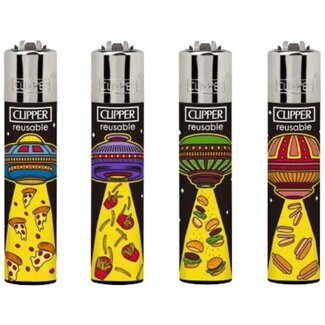 Clipper Set van 4 Clipper Aanstekers Hungry UFO