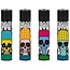 Set van 4 Clipper Aanstekers Mushroom Skulls