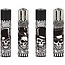 Set van 4 Clipper Aanstekers Party Skulls
