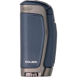 Colibri Lighter Colibri E3 Triple Jet Navy Blue Gunmetal