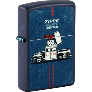 Zippo Aansteker Zippo Navy Blue Matte Zippo Car