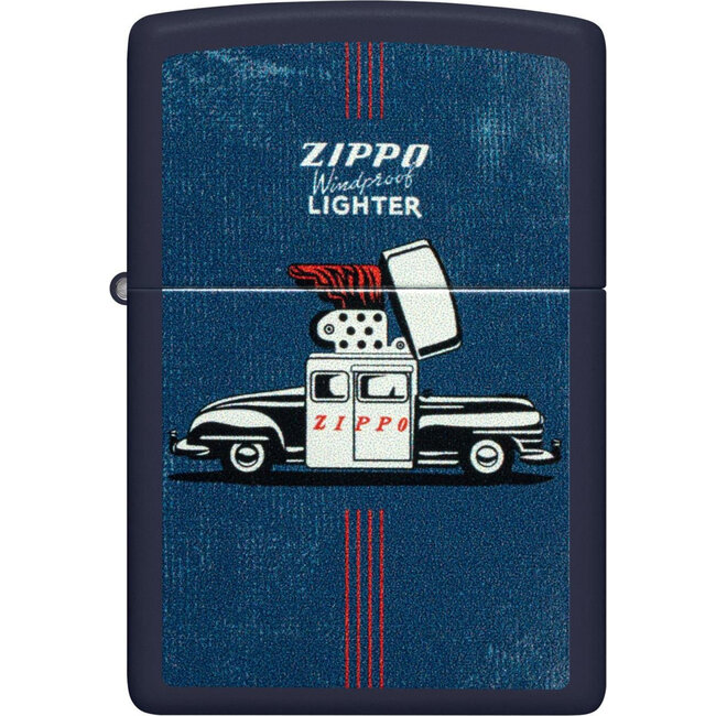 Aansteker Zippo Navy Blue Matte Zippo Car