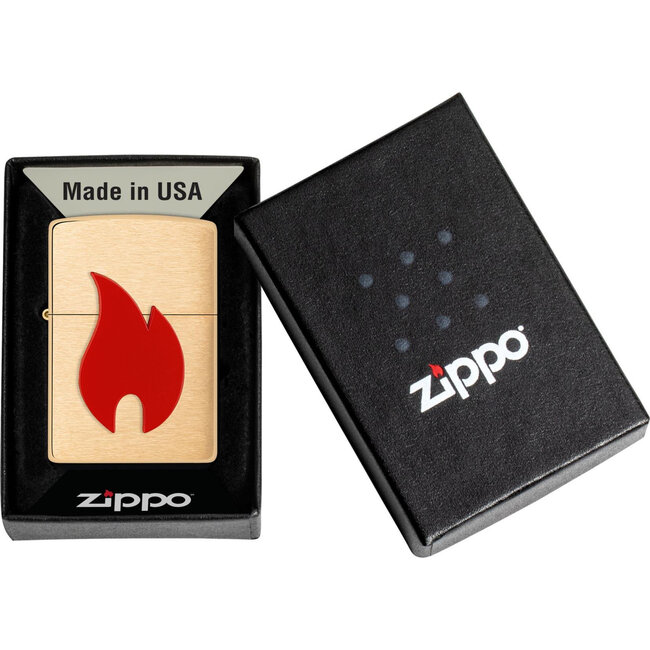 Aansteker Zippo Big Red Flame Emblem