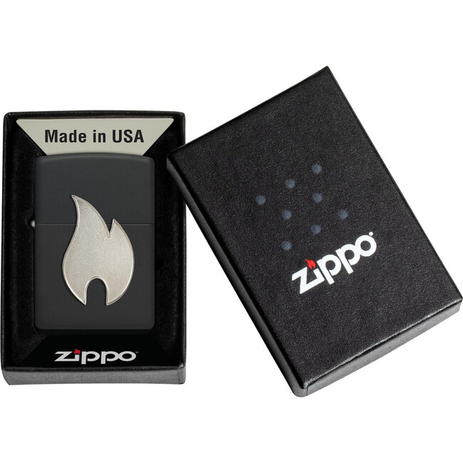 Aansteker Zippo Big Silver Flame Emblem