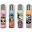 Set van 4 Clipper Aanstekers Summer Skulls