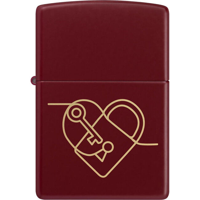 Aansteker Zippo Heart Locked
