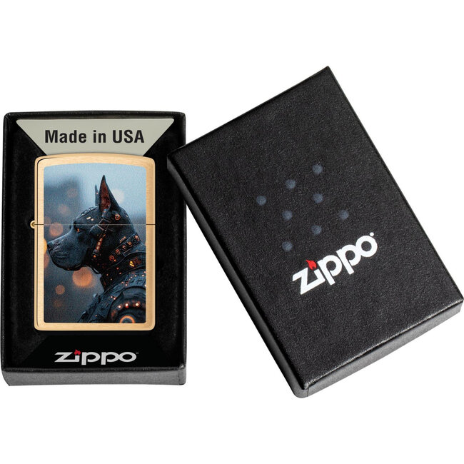 Aansteker Zippo Futuristic Dog