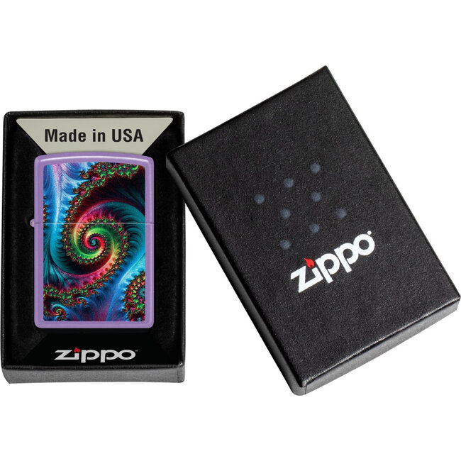 Aansteker Zippo Smoky Lavender Color Design